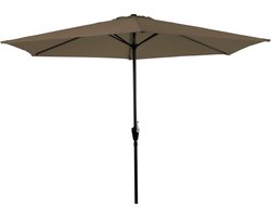 Outdoor Living - Parasol Gemini taupe Ø3mtr