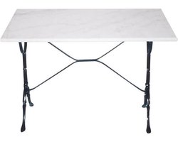 Outdoor Living - Tafel marmer wit 100x60cm