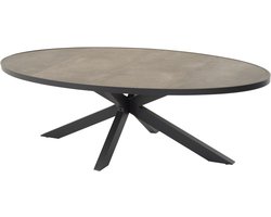 Outdoor Living - Tafel Murcia Zwart ovaal 242x117cm