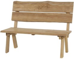 Outdoor Living tuinbank boomstam 130cm - teak