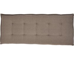 Outdoor Living tuinbankkussen - 120 x 47 x 6 cm - Taupe