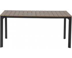 Outdoor Living Tuintafel Arezzo 160 x 90 cm - Hoogte 74 cm - Antraciet