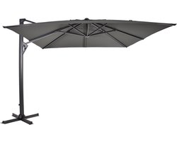 Outdoor Living - Zweefparasol Taurus grijs 3x3mtr