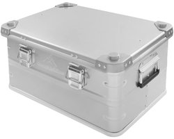 Outdoor opbergbox (50 L) – Voor reizen, camping en picknicks – rechthoekige afsluitbare koffer met handgrepen en siliconen afdichtingsstrip – kunststof – (kleur niet gespecificeerd)