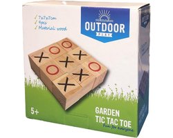 Outdoor Play Boter Kaas en Eieren - Speelgoed - Houten spel - Geschikt voor buiten - Vanaf 5 jaar