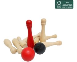 Outdoor Play - Bowlen - houten buitenspeelgoed - FSC - met draagtas