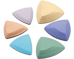 Outdoor Play Stapstenen - Set van 6 - Multi-kleur - Voor Kinderen