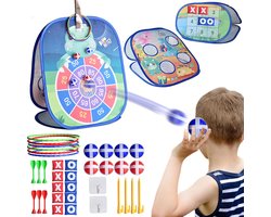 Outdoor Speelset - Kinderen - Cadeau - Camping - Educatief - Kinder outdoor - puzzelspeluitrusting - Dinosaurus - Ballen - Spelletje - Heel Pakket