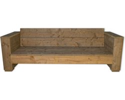 Outside Meubelen | Tuinbank steigerhout | driepersoons bank | Old look | geen kussens | Tuinbankje | Tuinmeubelen | Loungeset