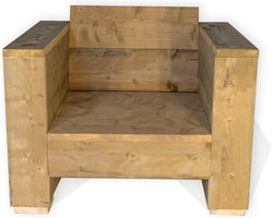Outside Meubelen | Tuinbank steigerhout | eenpersoons bank | Old look | geen kussens | Tuinbankje | Tuinmeubelen | Loungeset