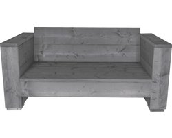Outside meubelen | Tuinbank steigerhout | Tweepersoons bank | Grijs  | Geen kussens | Tuinbankje | Tuinmeubelen | Loungeset