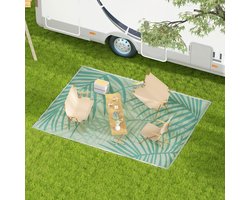 Outsunny buitenkleed - PP - 365x274x0,3 cm - Groen