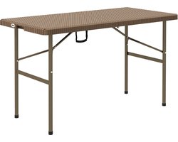 Outsunny - Campingtafel - geschickt voor 4 Personen - mit handvat