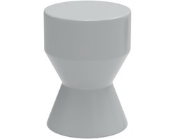 Outsunny - Hocker - Keramiek - Ø33 x 45,5H cm - Lichtgrijs