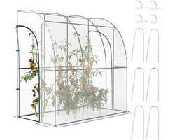 Outsunny-kas-PVC-214x118x212cm-Transparant