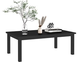 Outsunny-Koffietafel-Aluminium-100x60x37cm-Zwart