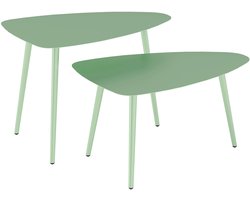 Outsunny-Koffietafelset-Staal-65x45x45cm-Groente