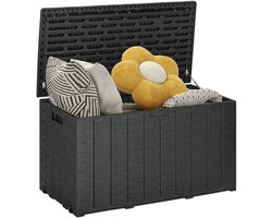 Outsunny Outdoor Storage Box-PE-122,4L x 62B x 64,5H cm-Zwart