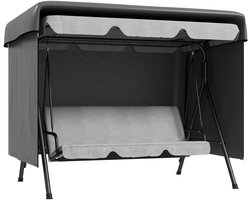 Outsunny Outdoor Swing Cover-PE-L215 x B155 x H150 cm-Donkergrijs
