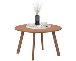 Outsunny salontafel - Metaal - 70x70x42cm - Oranje