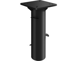 Outsunny Sonnenschirmständer aus Beton, Ampelschirmständer Schirmständer Quadrarisch Schirmhalter, Ständer für Ampelschirm 113/92 mm, Schirmgewicht für Balkon, Terasse, Garten, Dunckelgrau