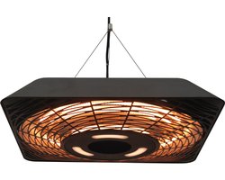Outsunny - Terrasverwarmer - Aluminium - Metaal - Kunststof - Zwart