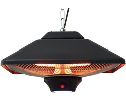 Outsunny Terrasverwarmer - LED-Verlichting - Afstandsbediening - 2000 W