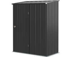 Outsunny tuinhuis - staal - 161,5B x 94,5D x 196H cm - zwart
