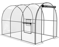 Outsunny-Tunnelkas-300x200x200cm-Polyethyleen-Transparant