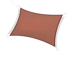 Outsunny Zonneschermdoek - Kunststof - 300x400 cm - Rood