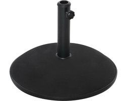 Outsunny Zonneschermstandaard zonneschermvoet 25kg parasolvoet ca. 50 cm cement zwart 840-047
