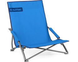 Outtec® Campingstoel - Strandstoel - Vouwstoel - tot 125kg - Draagtas - Visstoel, Tuinstoel, Lichte Campingstoel