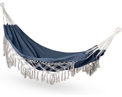 Outtec® Hangmat XXL - 200x150 cm, tot 200kg - Boho Katoenen Hangmat voor Buiten, Tuin, Balkon - voor Kinderen en Volwassenen