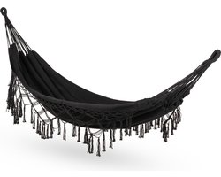 Outtec® Hangmat XXL - 200x150 cm, tot 200kg - Boho Katoenen Hangmat voor Buiten, Tuin, Balkon - voor Kinderen en Volwassenen