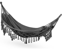 Outtec® Hangmat XXL - 200x150 cm, tot 200kg - Boho Katoenen Hangmat voor Buiten, Tuin, Balkon - voor Kinderen en Volwassenen