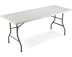 Outtec® Inklapbare Tafel - Vouwtafel - Klaptafel - Campingtafel - Plooitafel - Partytafel - Buffettafel - 180 x 70 x 74 cm