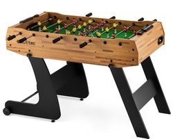 Outtec® Tafelvoetbal, Voetbaltafel, Tafelvoetbalspel, Tafelvoetbaltafel, Tafel Voetbal - 22 Spelers - Doelteller - 2 Ballen - voor Kinderen en Volwassenen - 121 x 60 x 80 cm