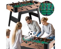 Outtec® Tafelvoetbal, Voetbaltafel, Tafelvoetbalspel, Tafelvoetbaltafel, Tafel Voetbal - 22 Spelers - Doelteller - 2 Ballen - voor Kinderen en Volwassenen - 121x 60 x 82 cm
