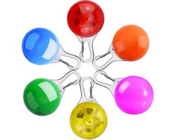 OUYLAF 6pcs Veiligheidslampje Hond - Verlichting Hond - Nightwalk Safety Light - Veiligheidslampje voor de halsband - Lampje Hondenhalsband - Honden lampje - Drie modi