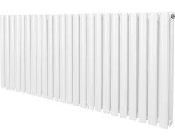 Ovale Kolomradiator - 600mm x 1440mm - Wit