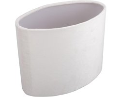 Ovale lampenkap van stof voor moderne E14 tafellampen