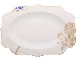 Ovale schaal Royal White 40x28.5cm Pip studio