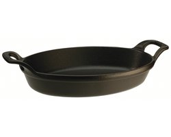 Ovale Schotel 21cm-0.7l Zwart Staub 1302123