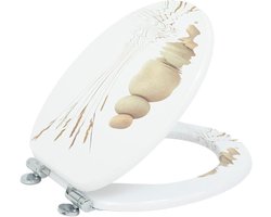 Ovale Toiletbril met Softclosemechanisme en Antibacterieel Oppervlak