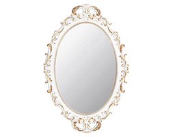 Ovale Vintage Decoratieve Wandspiegel - 24,4 cm B x 36,3 cm L