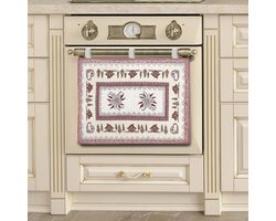 Ovenhoes Universeel - Keukenhoes Keukentextiel - Keuken Decoratie - Jacquard Stof - 38 x 48 cm - Citroen
