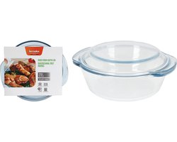 Ovenschaal 1500 ml met deksel