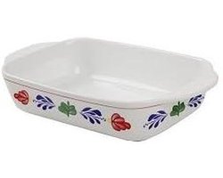 Ovenschaal - Bakvorm - Culinair Bakken - Stevige Keramiek - 30 x 20 cm - Blauw
