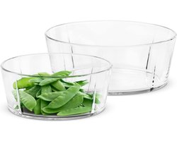 Ovenschaal Glas - Glazen Bakvorm - Ovenschotels Maken - Hittebestendig Tot 300 Graden - 19.5 cm - Multicolor