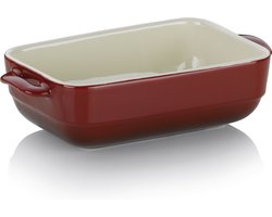 Ovenschaal Keramiek Rood, 22.5 cm x 12.5 cm - Kela | Malin